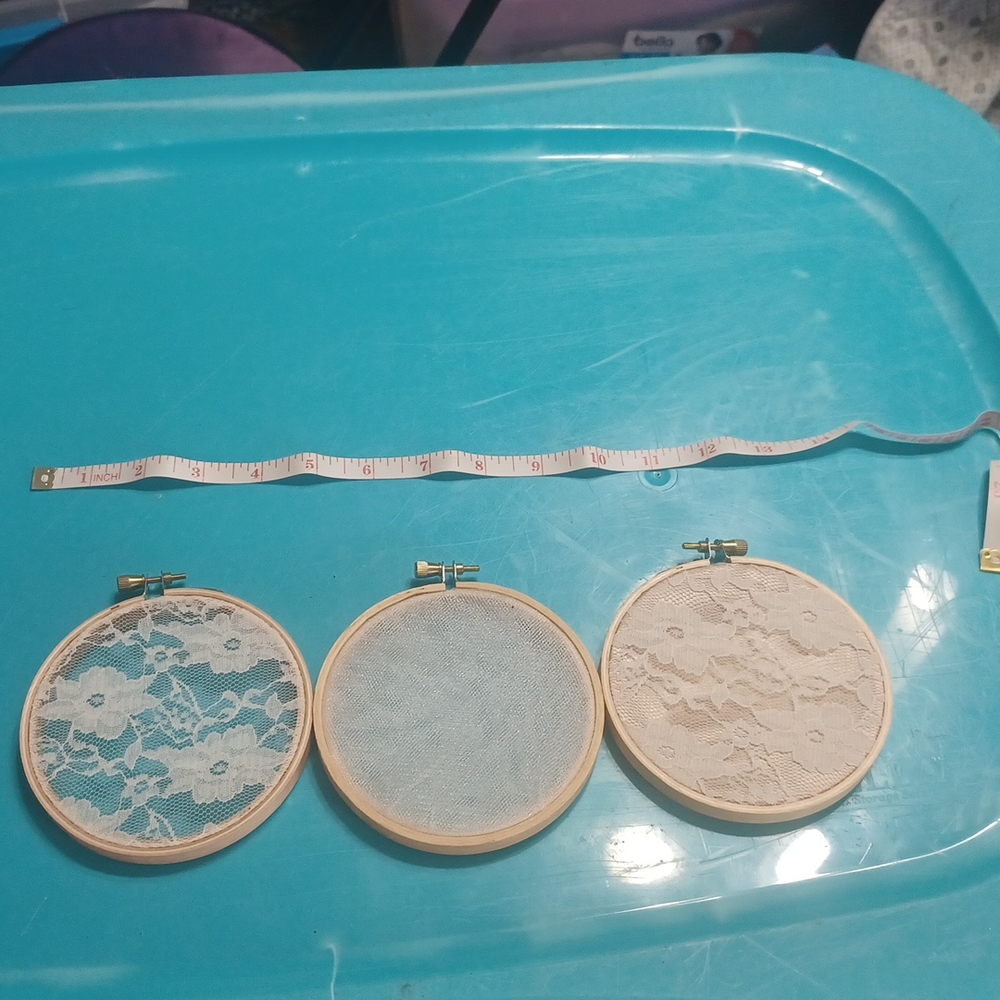 3 small knitting circles